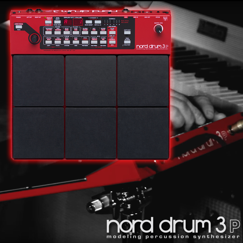 [★드럼채널★] Nord Drum 3P (패드일체형) Modeling Percussion Synthesizer